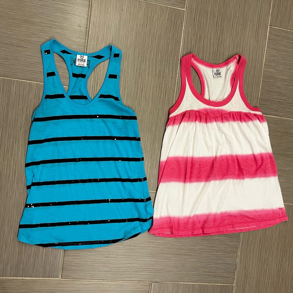 Bundle of XS Victorias Secret Pink tank tops